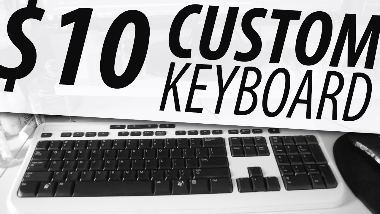 How To 10 Custom Keyboard (Painting Your Keyboard) YouTube
