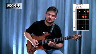 Converting Major to Augmented Triads on Guitar