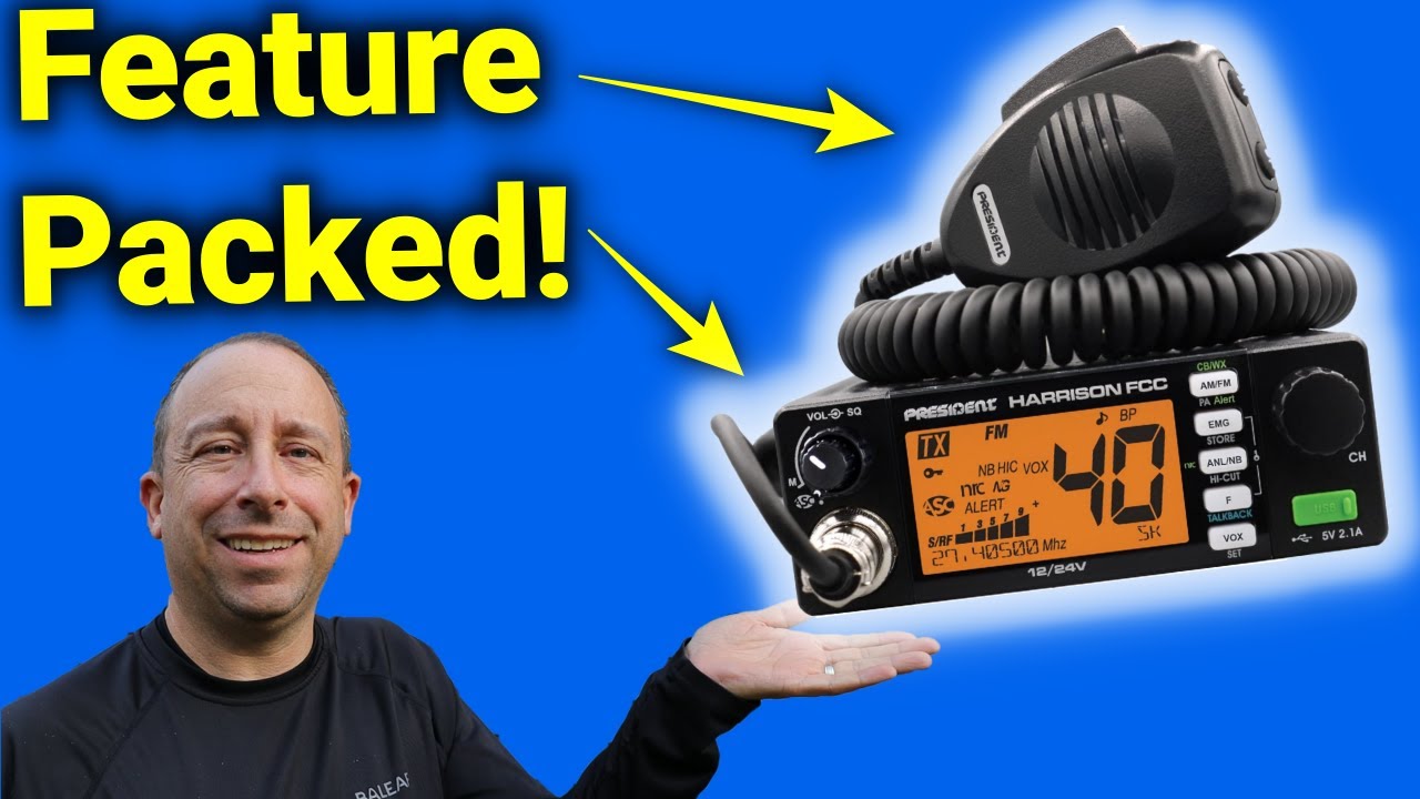 President Harrison FCC CB Radio DETAILED Overview and Demo You Won't