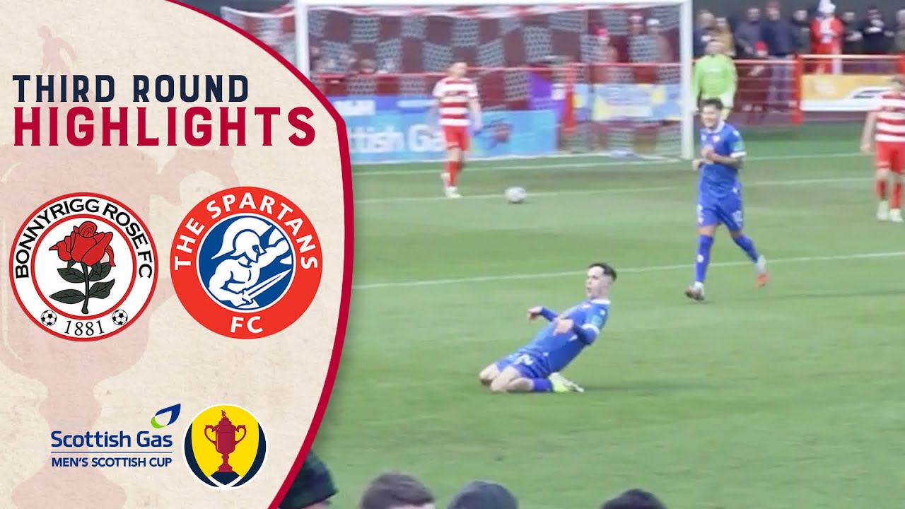 Bonnyrigg Rose v The Spartans | Scottish Gas Men's Scottish Cup Third Round Highlights