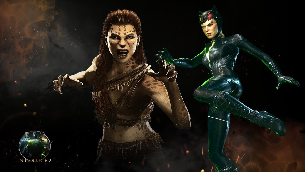 CATWOMAN VS CHEETAH 4K INJUSTICE 2 gaming injustice2 gameplay catwoman cheetah YouTube