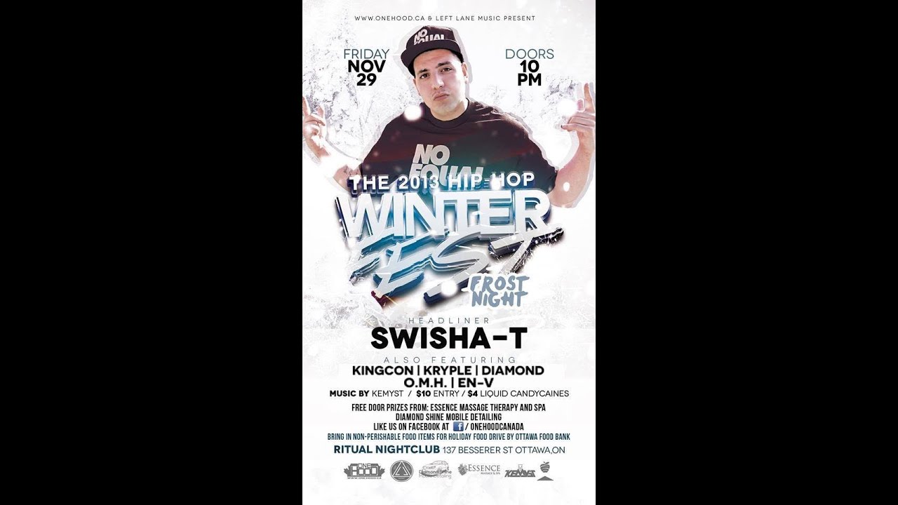 Watch OneHood.ca & Left Lane Music Present Hip Hop Winterfest Starring Swisha-T on YouTube