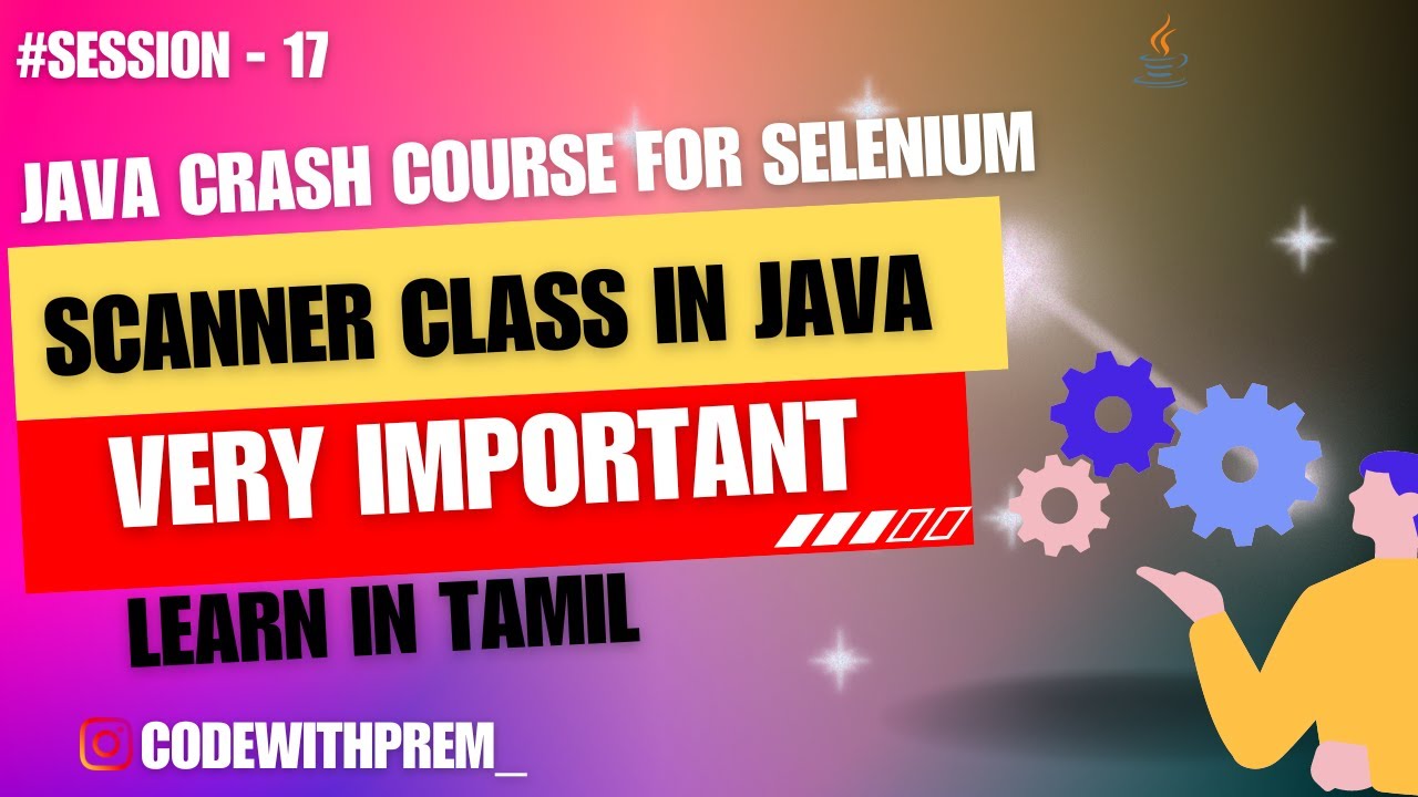 Scanner class in java | 17 | code with prem #codewithprem #tamil - YouTube