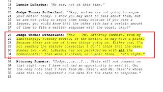 Judge Sutherland s Actual Words Court Compared With Transcript 23CR02394
