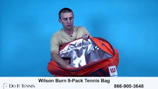 Wilson Burn 9 Pack Tennis Bag (Countervail)