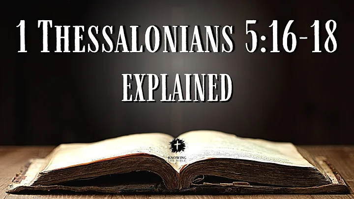 1 THESSALONIANS 5:16-18 - Bible Verse of the Day Explained: What Does This REALLY Mean?