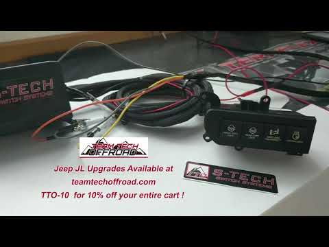 S-Tech Switch System Jeep JL Rubicon Switch Replacement