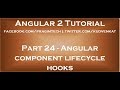 Angular component lifecycle hooks