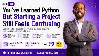 Python Job Ready Webinar 2026 🔥 | Logic Building + Real Projects (Live Webinar)