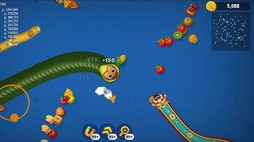 Worms Zone 🪱 gameplay level Mobile #gaming