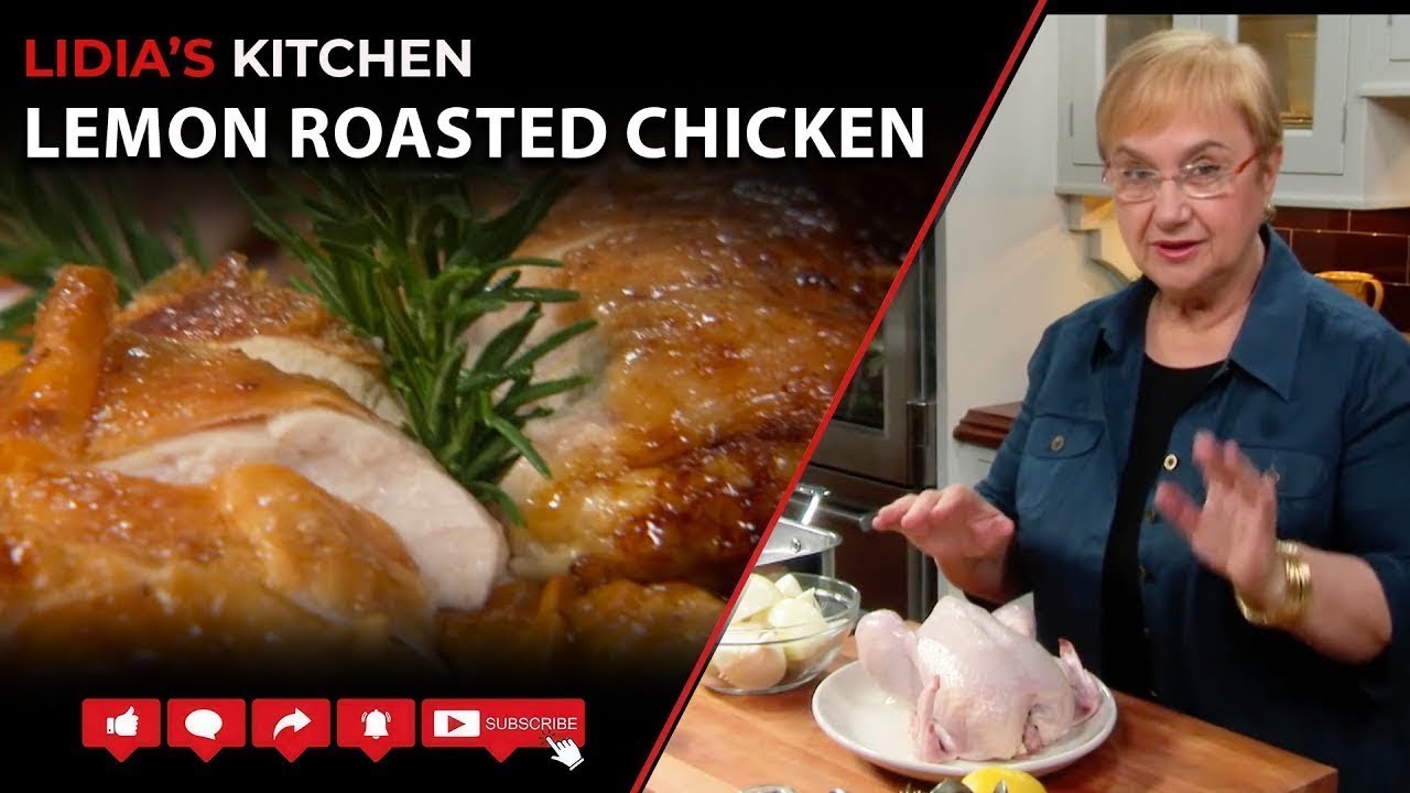 Курица, запеченная с лимоном