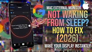 Mac External Monitor Not Waking From Sleep How To Fix (2026)