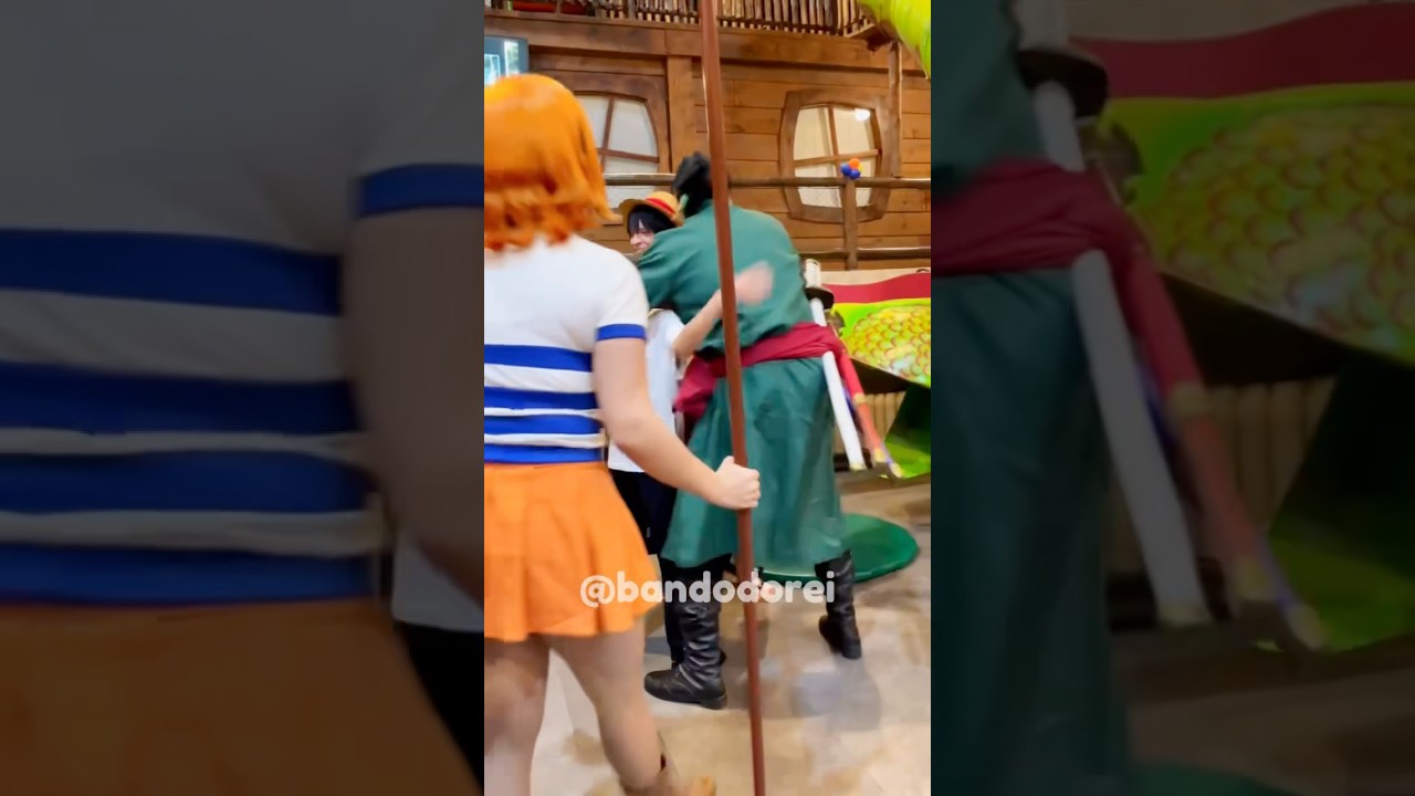 Luffy, Zoro e Nami #luffy #zoro #nami #cosplay #onepiececosplay #onepiece #namicosplay #zorocosplay