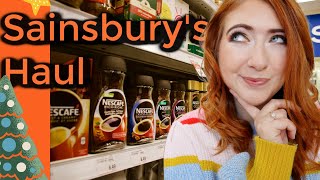 Sainsburys December Christmas Food Haul | Willow Biggs