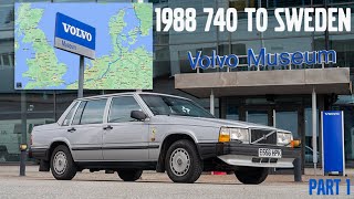 Driving my 35 year old, £175 Volvo to Sweden! Part 1 UK to Denmark