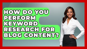 How Do You Perform Keyword Research For Blog Content? - Saas Marketing Wizards