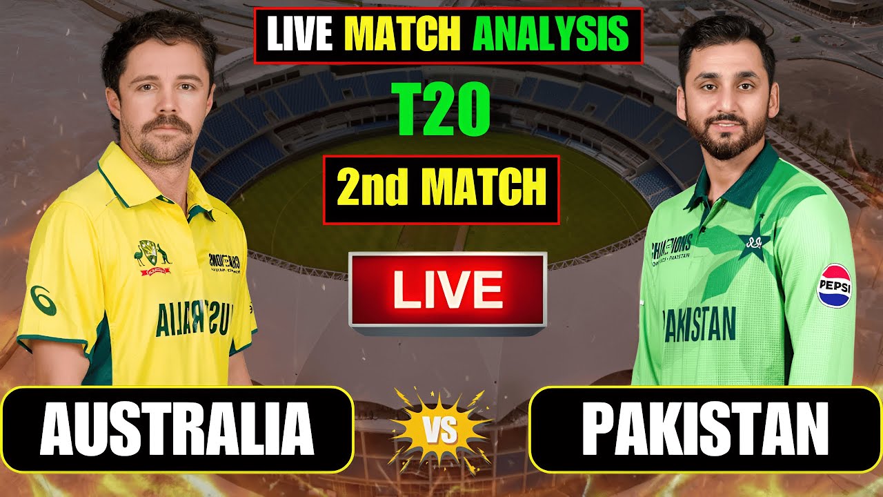 Australia vs Pakistan | 2nd T20I 2026 | Live Score & Commentary | Cricket Kila |