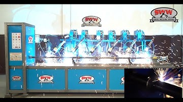 Scaffolding Standard Cuplock welding machine with 6 mig welding machines/ Vertical welding machine