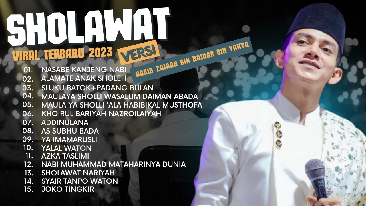 SHOLAWAT VIRAL TERBARU DITIKTOK 2023 || HABIB ZAIDAN BIN YAHYA