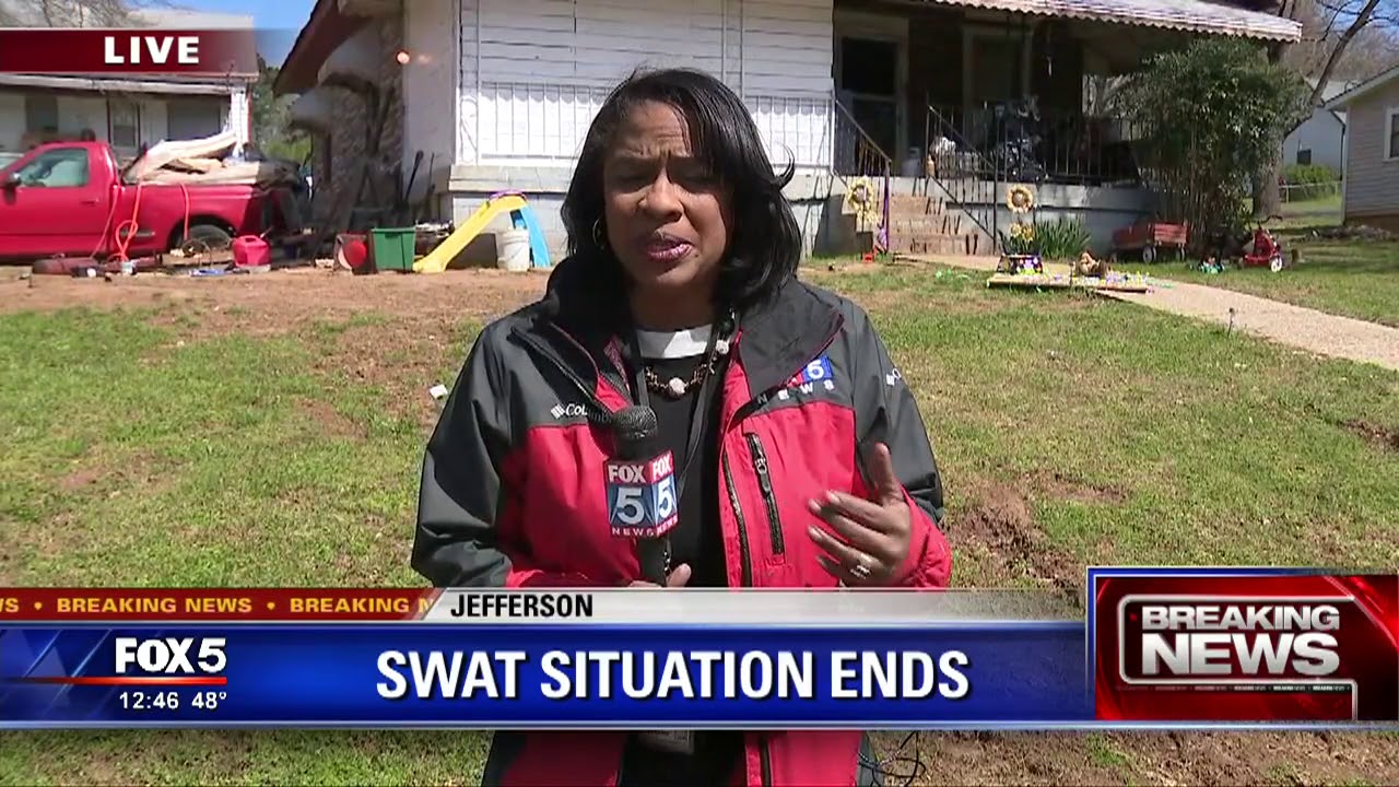 SWAT situation ends at Jefferson home - YouTube