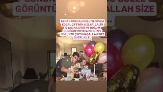 Kenan İmi̇rzalioğlu Ve Si̇nem Kobal Çi̇fti̇ni̇n Kizlarinin Doğum Günğnde Ortaya Bu Ai̇le Fotoğrafi..