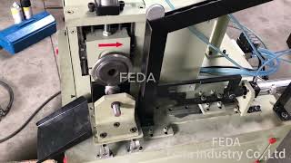 FD-XY2 thread rolling unit paired with auto vibratory feeder. #manufacturing #machinery  #metalwork