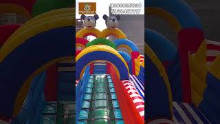 three lain bouncy castles Mickey mouse bouncy #jumpingjhula #bouncy #trampoline #jhula #airdancer