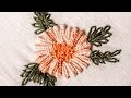 Hand Embroidery Designs | Double cast on stitch | HandiWorks #31