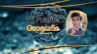 15 Punkte in Erdkunde/Geographie (Oberstufe) - So geht's!