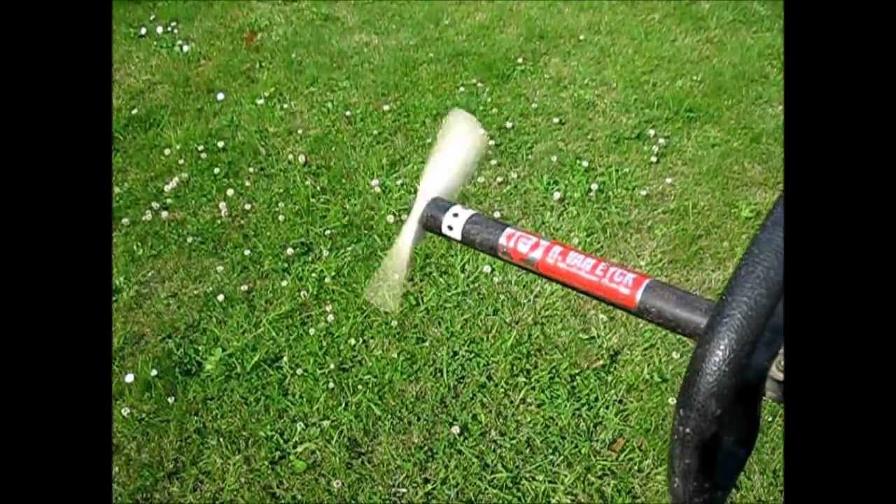 Weed Trimmer Engine with a Wooden Propeller YouTube