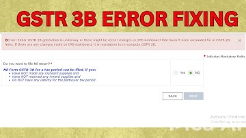 GSTR 3B IMS Error Fixing #gstregistration #gstreturnform #gstr1 #gstr3bfiling #gstr3b #gstreturns