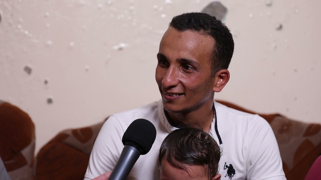 أعضاء من حزب مستقبل وطن يزورون المجند الذي التقاه الرئيس بمنطقة العلمين