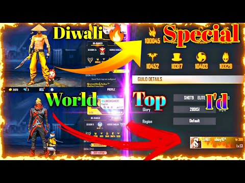 2017 To 2021 Old Player Id In Free Fire  || Old Free Fire Id Player  || Diwali Special For You Guys