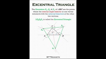 35. Excentres & Incentres: #maths #geometry #geometrymath #mathematics #math