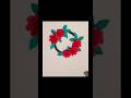✨Paper Flower Ring Wall Hanging 😍/ Easy DIY #ytshorts #diy #craft #art #shorts