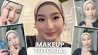MAKEUP TUTORIAL WITH NUHA ‼️NUHA KENA K4CAU DENGAN P0CONG MASA SHOOT ⁉️