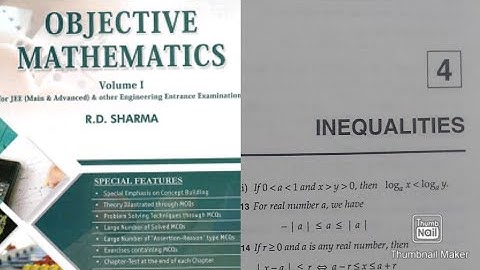L1 | Ch4 | inequalities | Q1-Q5 | exercise solution R.D. SHARMA jee (mains/advanced) Ark Mathematics