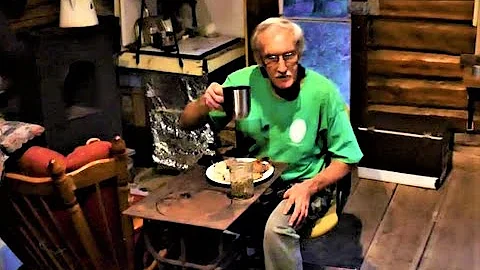 Can I Rest Now? Martin's Old Off Grid Log Cabin #169