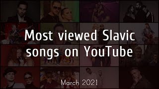 Most Viewed Slavic Songs on Youtube - March 2021