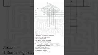 Think You're a Crossword Expert Try This Advanced Puzzle Challenge!