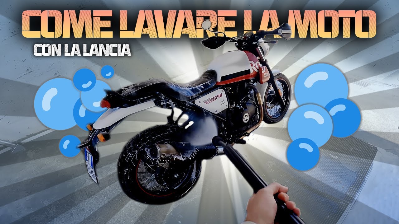 COME LAVARE LA MOTO CON LA LANCIA! (senza fare danni)