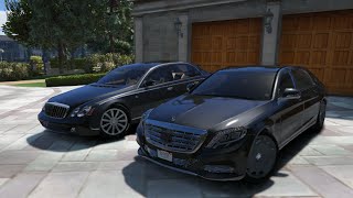 GTA V | MAYBACH 62S VS. MERCEDES MAYBACH S400 | GTA 5 MOD