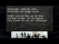 Hallelujah - singt ein LIed