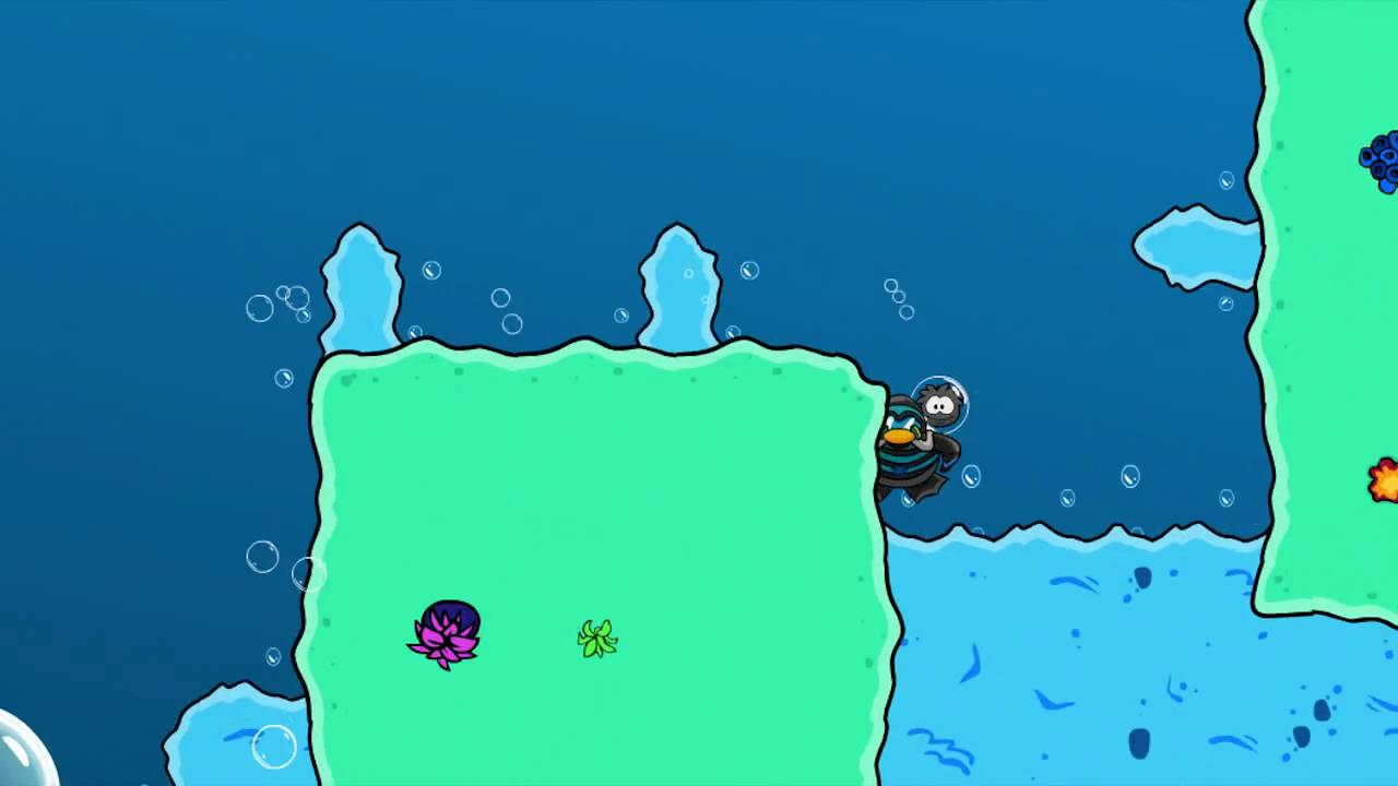 Club Penguin How to Unlock the Underwater Room March 2010 YouTube