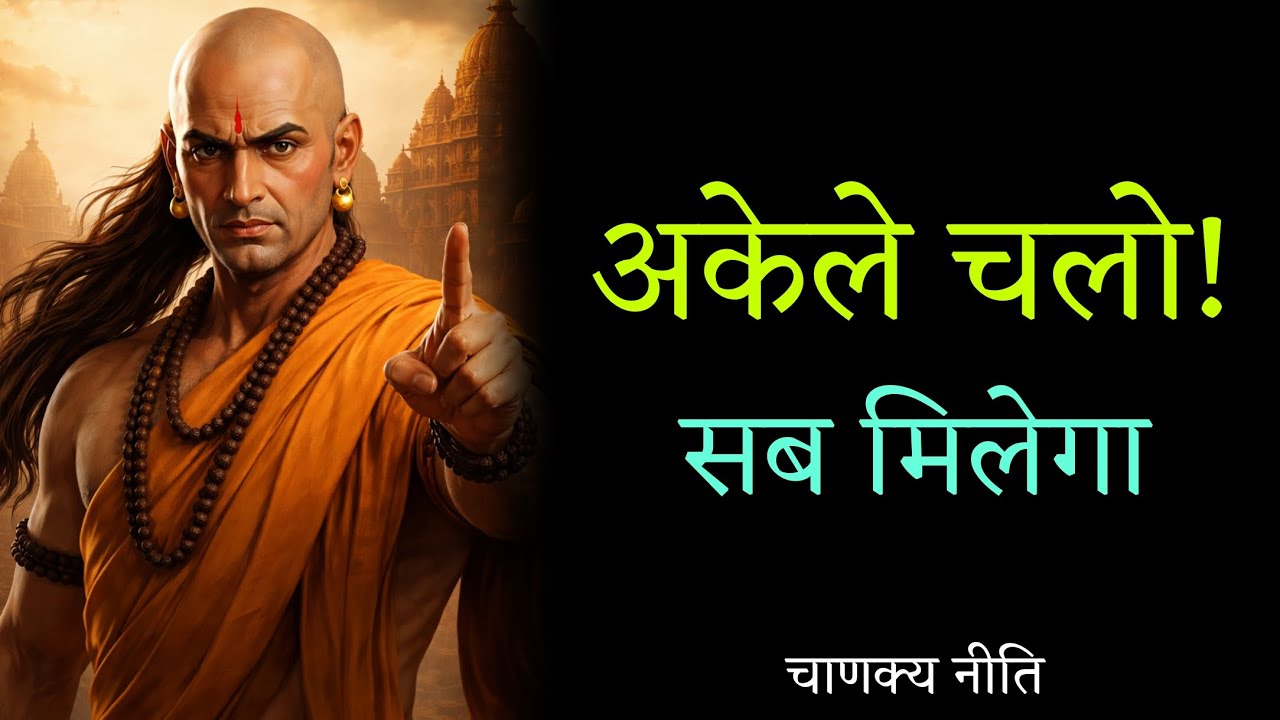 अकेले चलने की साहस रखो | सब मिलेगा | चाणक्य नीति की सबसे बड़ी सीख