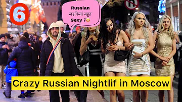 Nightlife of Russia 2023, Moscow club, Sexy Girls, Disco, Indian in Russia