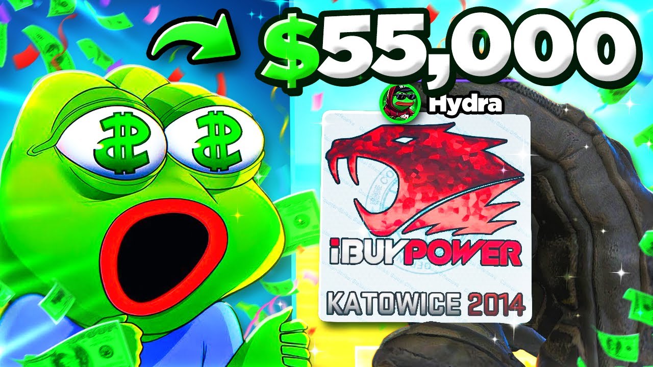 UNBOXING MY FIRST EVER IBUYPOWER HOLO STICKER ($55,000 STICKER)