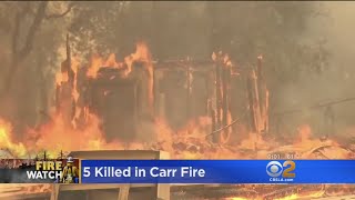 Carr Fire: 5 People Dead, At Least A Dozen Missing As Blaze Grows To 80K Acres