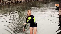 Stand Up Paddleboard Yoga (SUP Yoga) Vancouver, Sept 2013