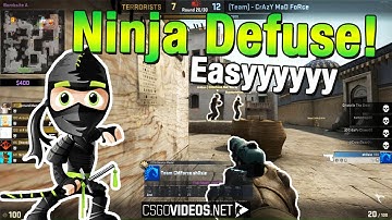 Nice 1vs5 Ninja Defuse | CS:GO